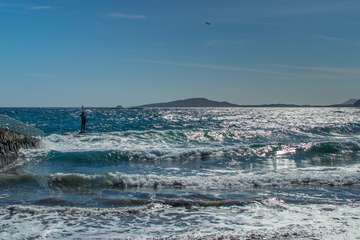 Melenara se pone roja el día de Reyes (Foto Antonio Rico)